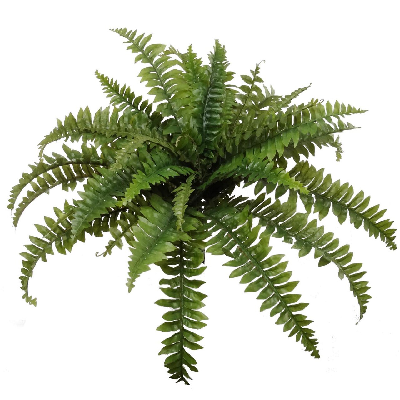 48" Boston Fern Plant with 48 Silk Fronds – UV Resistant, Faux Greenery for Indoor & Outdoor